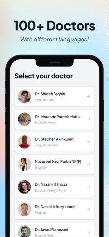 Avee – Online Doctor Visits iPhone screenshot 2