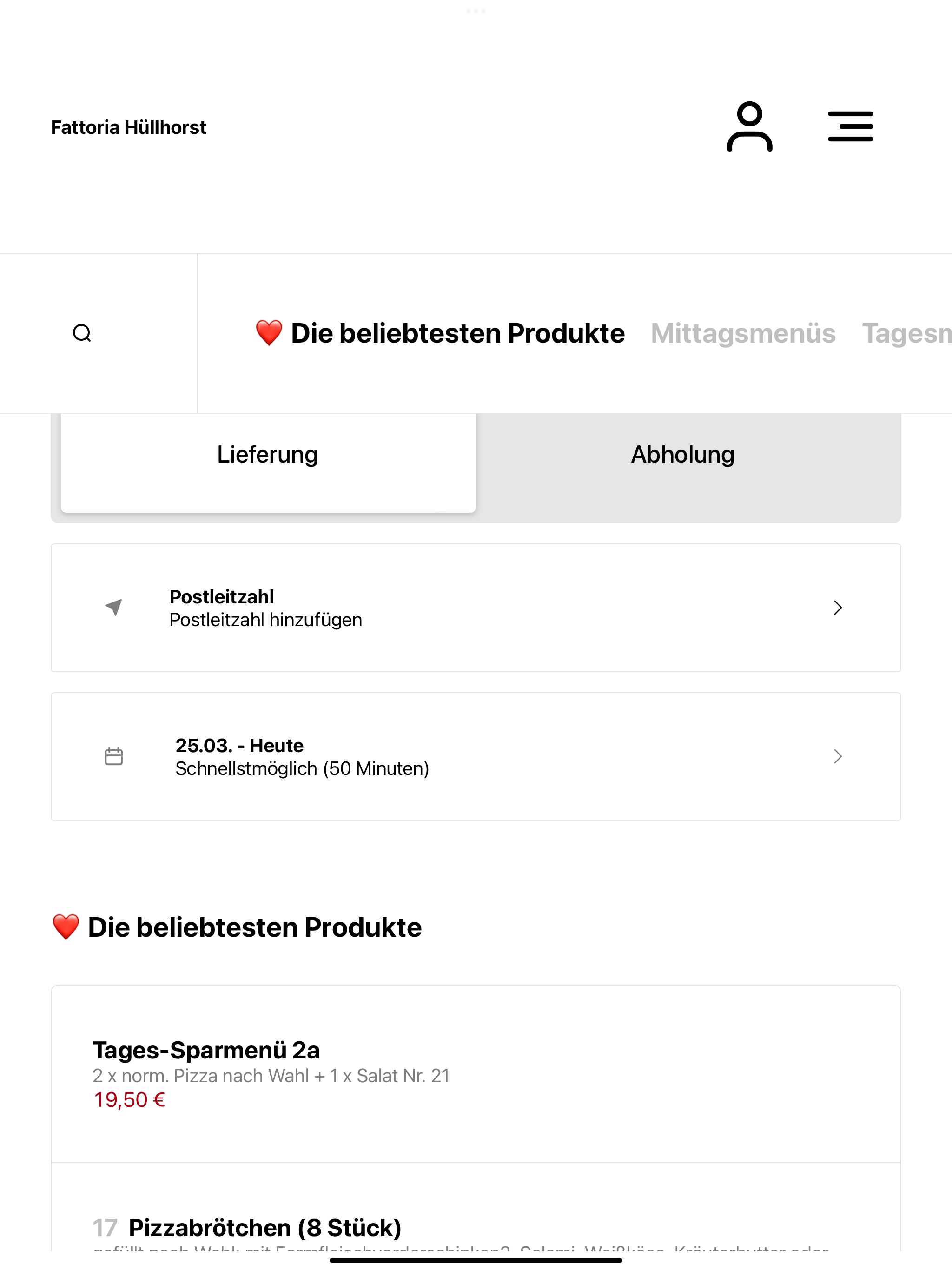 Fattoria  Lieferservice screenshot 7