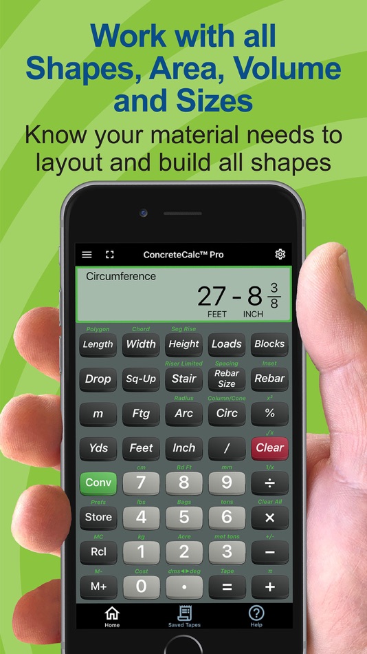 #8. ConcreteCalc Pro Calculator (iOS) 来自: Calculated Industries