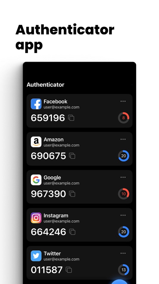 #1. Authenticator : App (iOS) 由: James Luigi