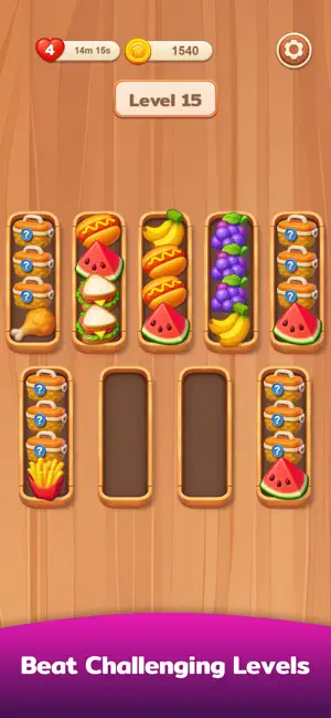Restaurant Food Stack Sorter screenshot 1