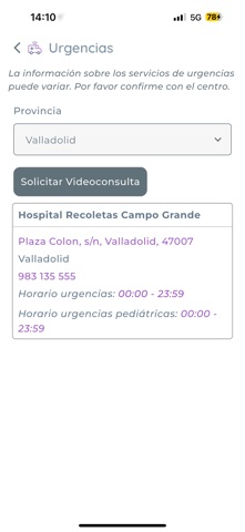 Recoletas Salud iPhone screenshot 9