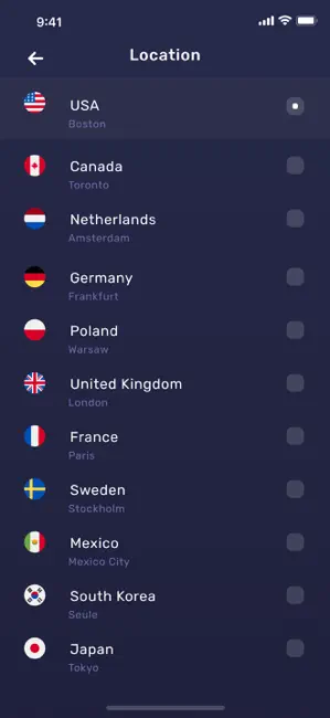 Super VPN Secure Proxy Master iPhone screenshot 2