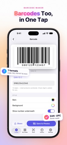 QR Code Generator & Scanner AI Screenshot 8 of 9