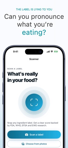 NoJunk - Ingredient Scanner Screenshot 1 of 5