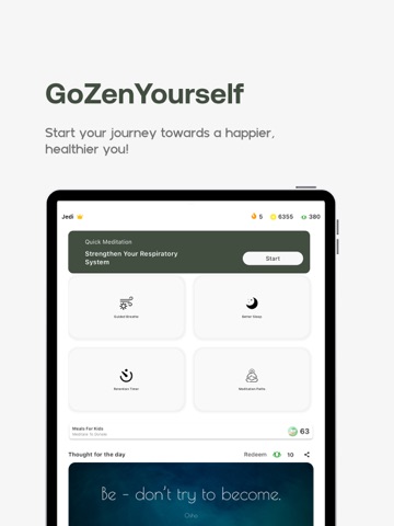 Go Zen Yourself iPad screenshot
