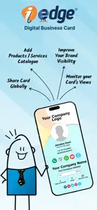 iEdge Digital Business Cards screenshot #1 for iPhone