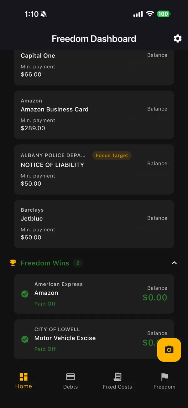 Screenshot #3 pour Buy My Freedom — Debt Payoff
