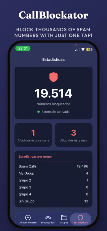 CallBlockator: Bloquea Spam screenshot 4 of 8