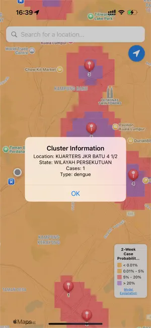Dengue Map Malaysia screenshot 4