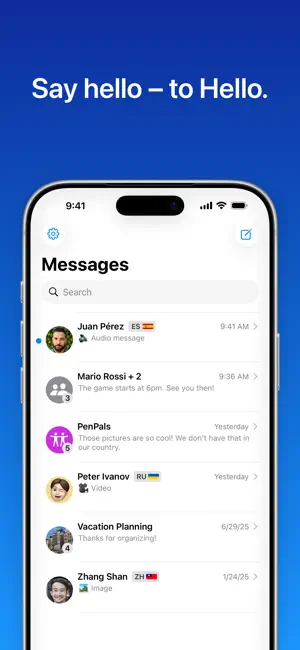 Hello - Connect Fluently screenshot 1
