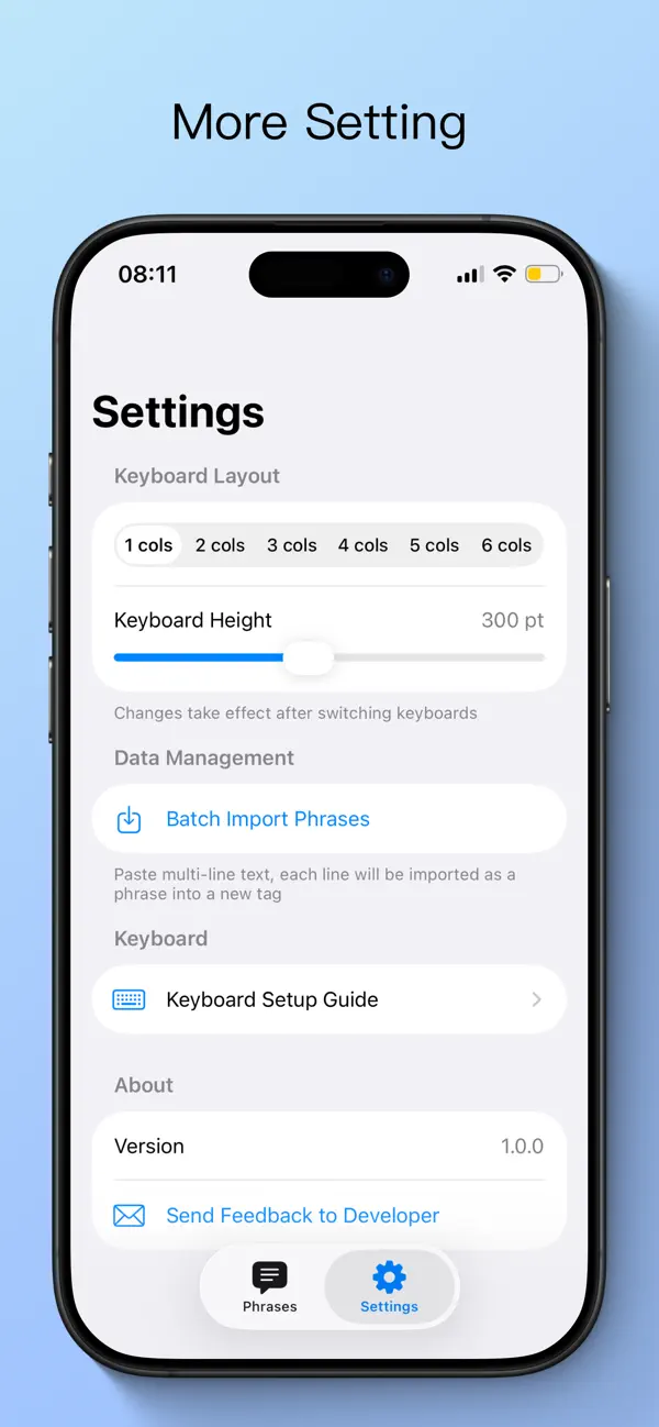 #3. QuickPhrase - Quick Text Input (iOS) Ved: 志杰 朱