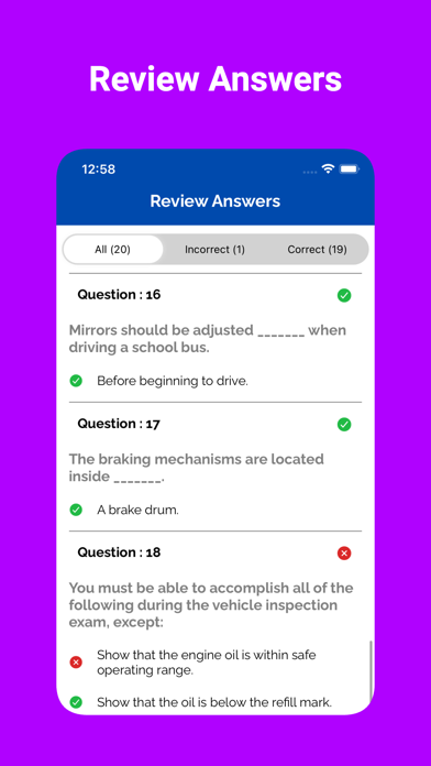 Louisiana CDL Prep Test Screenshot
