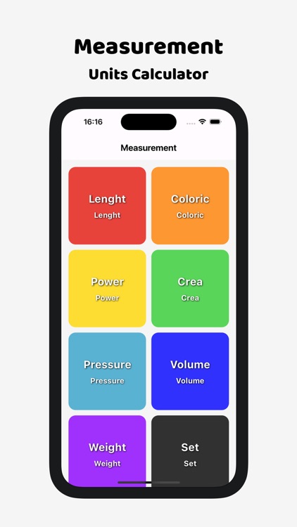 Measurement - Units Calculator