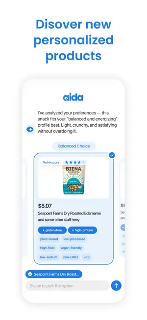 Aida: AI Dietitian + Groceries screenshot 2