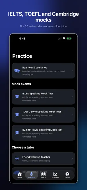 English Coach AI Speaking screenshot 2