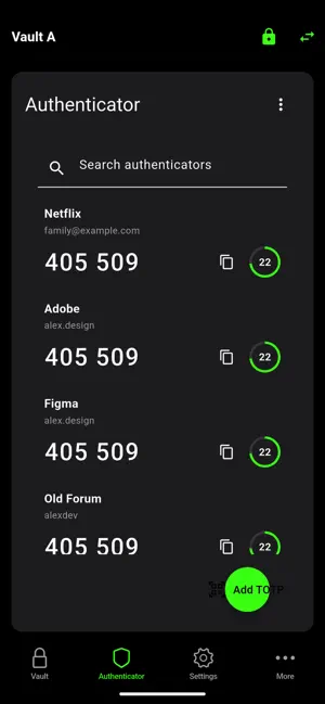 Krypt: Password & Secure Vault screenshot 2