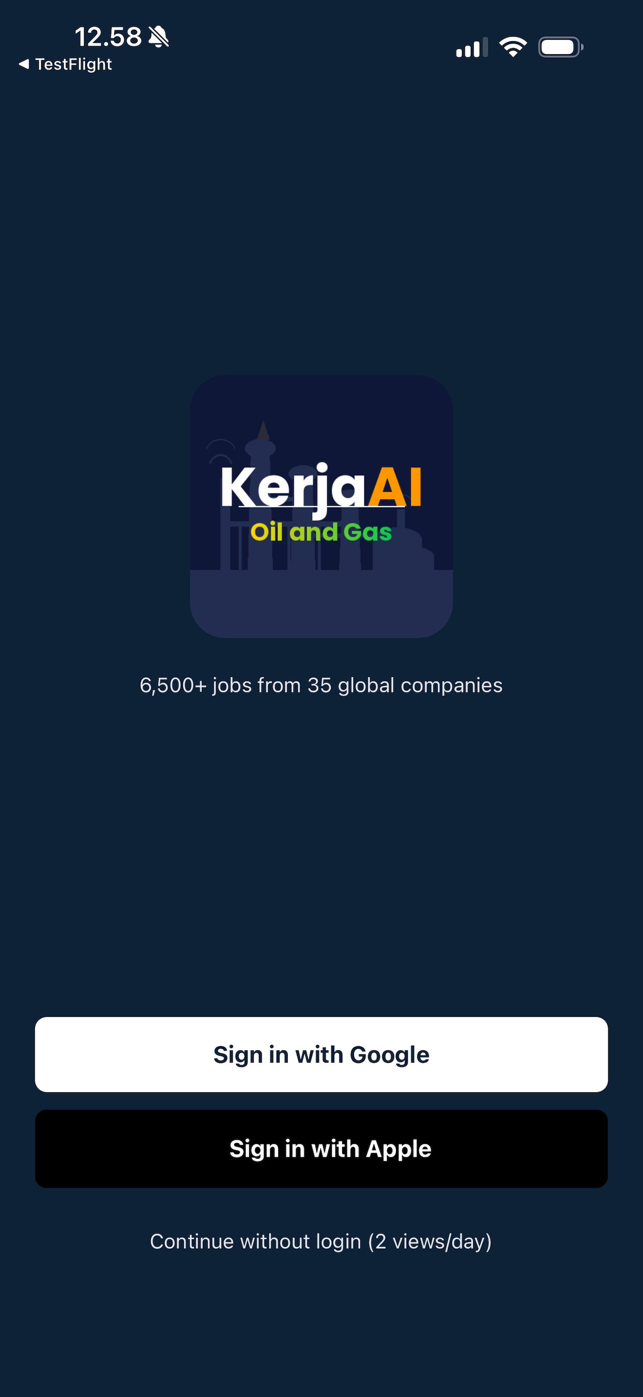 KerjaAI - Oil and Gas
