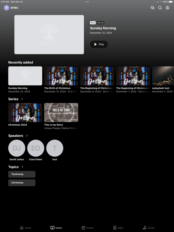 Screenshot #5 pour Baptist Home Church