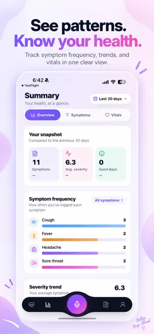 LogSymptoms: AI Health Tracker screenshot 2