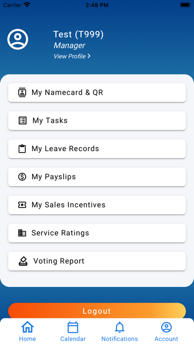 OUR HR Screenshot