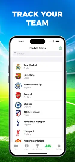 Capture d'écran de Live Football TV: Foot & Sport sur iPhone 4