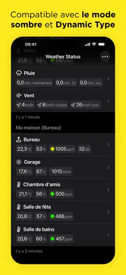 Capture d'écran de Weather Status Pour Netatmo sur iPhone 5