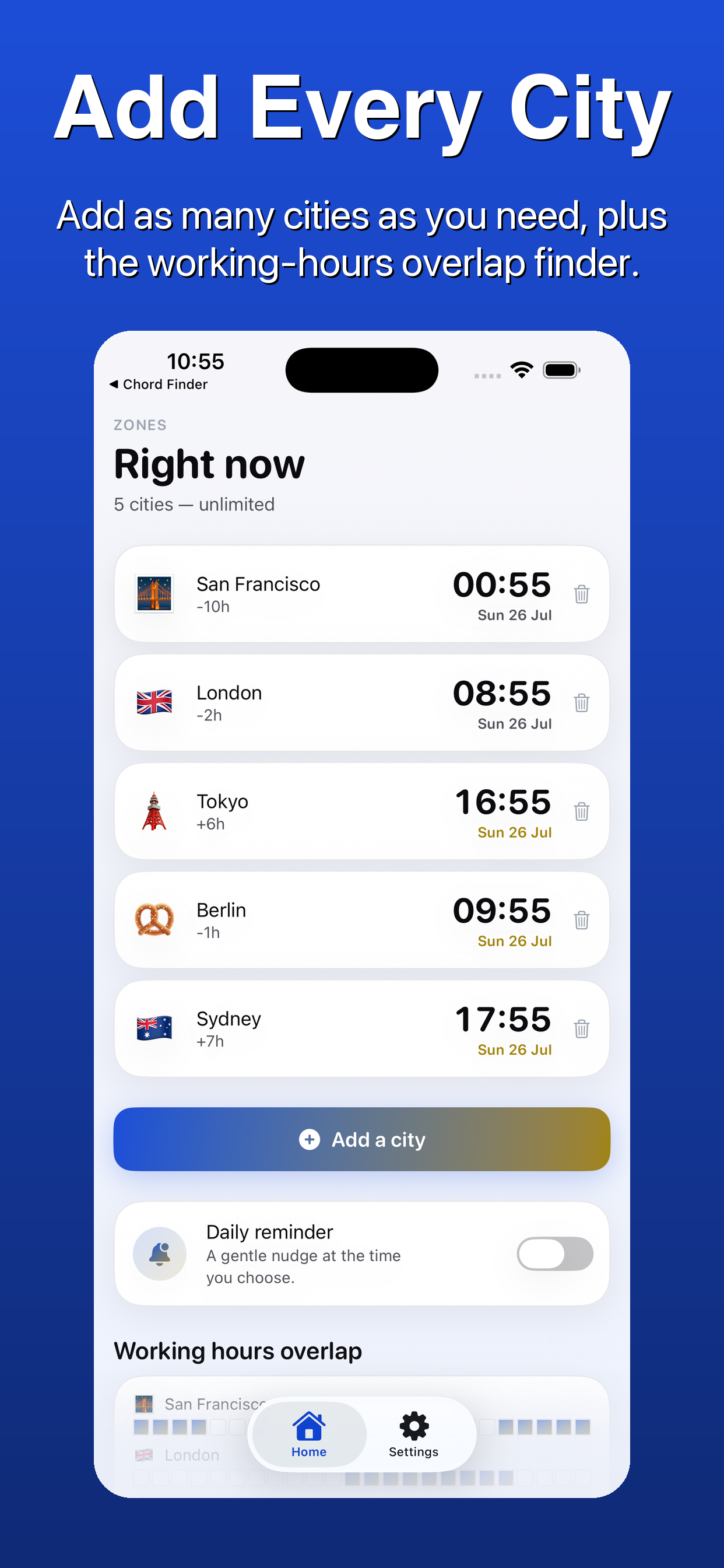 World Time Zones App screenshot 3