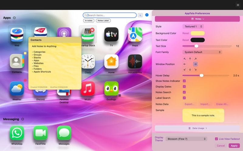 AppTela - App Launcher screenshot