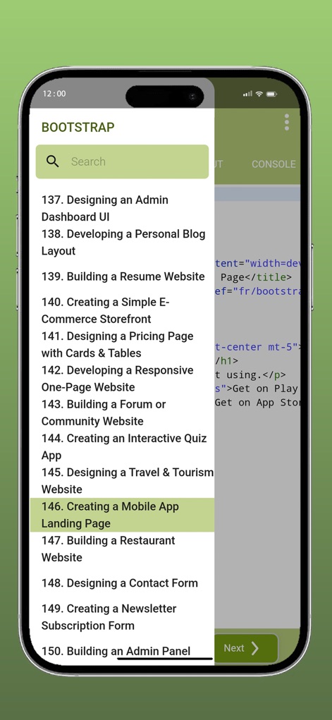 HTML Code Play - Education App | MWM
