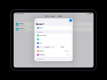 Easy SSH iPad screenshot 6