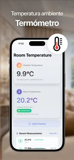 Captura de pantalla de Temperatura En La Habitación en iPhone 1