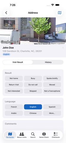 FLTM: Territory Manager iPhone screenshot