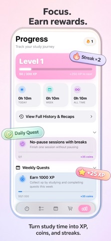 StudyQuest Focus Timer screenshot