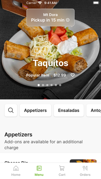 Fiesta Grande Mexican Grill iPhone screenshot 2 - Food & Drink app