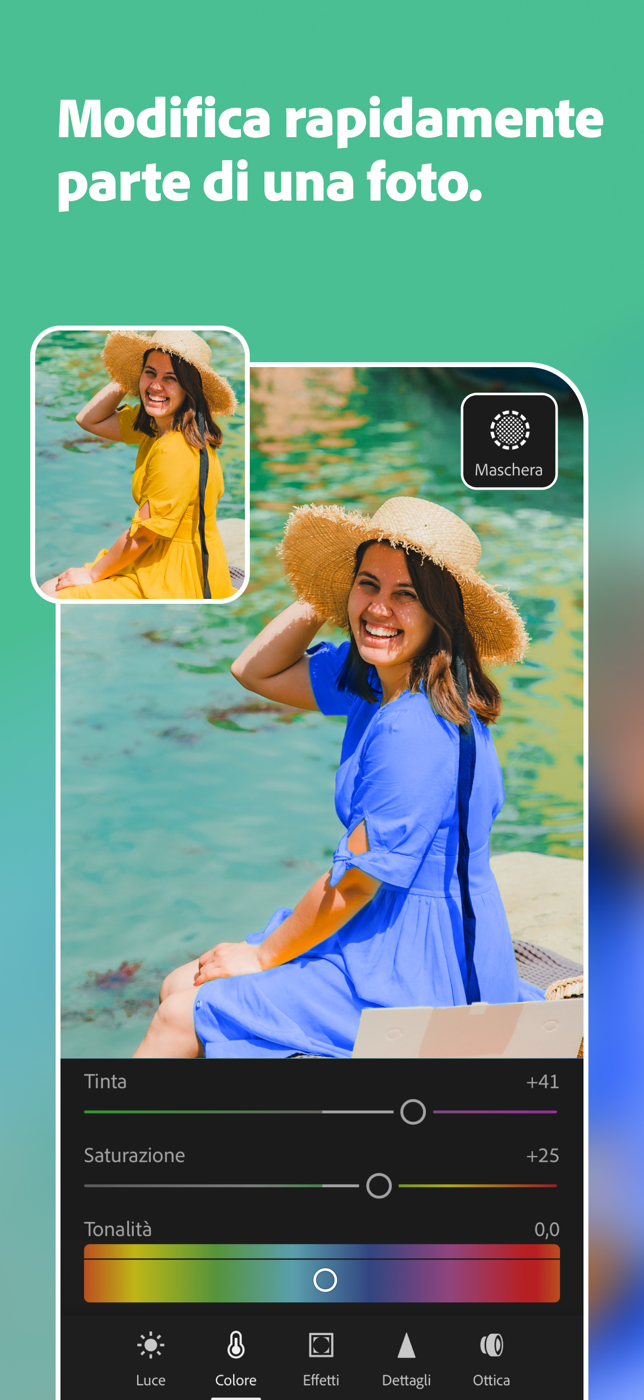 Lightroom editor foto ritocco