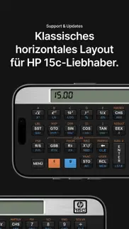 hp 15c wissenschaft. rechner iphone bildschirmfoto 2
