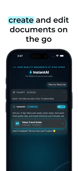 InstantAI - Lightning Fast AI screenshot 3