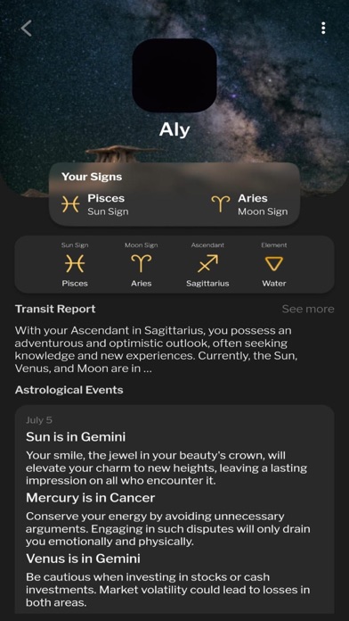 Astraline: Astrology & Yoga Screenshot