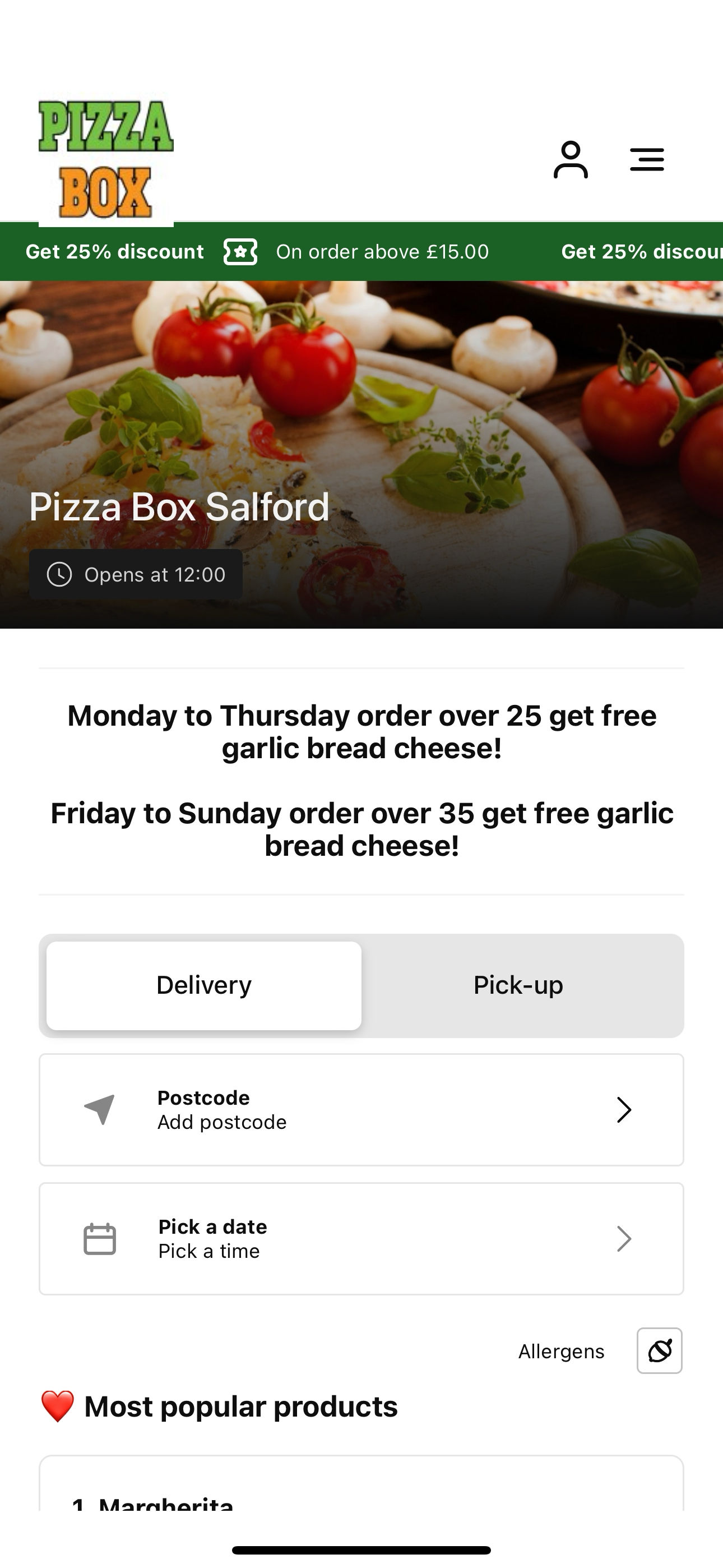 Pizza Box Salford screenshot 3