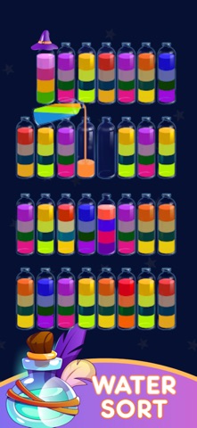 Bottle Sort: color magic sort Screenshot 3 of 8