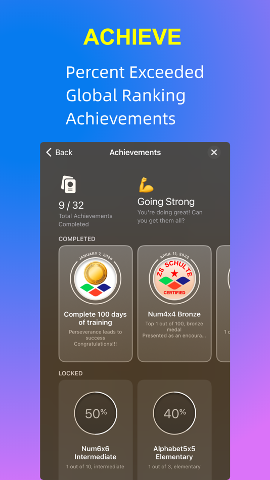 #5. Schulte Table (iOS) 由: Fairelephant Information Technology Ltd.