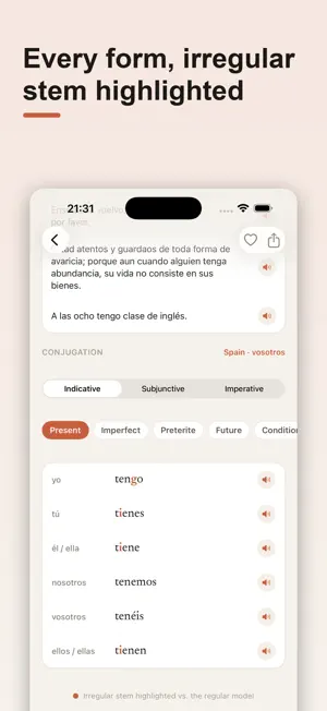 Verbos: Spanish Conjugation screenshot 4