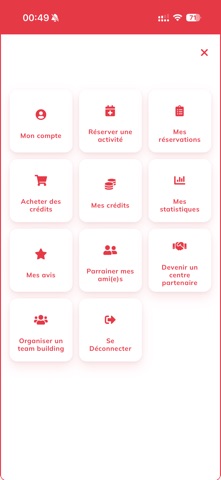MGP - Réservation d'activités screenshot