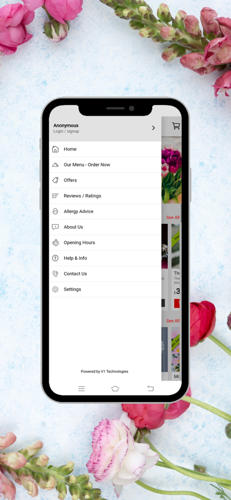 V1 Flowers screenshot 2