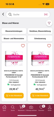 meine-e-Apotheke iPhone screenshot