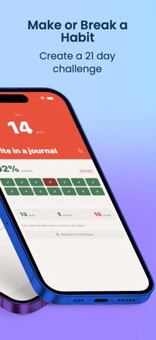 Habit: 21 day routine app screenshot 2