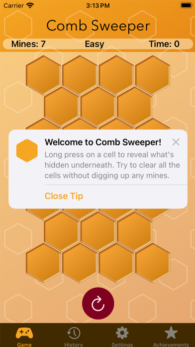 Screenshot #1 pour Comb Sweeper