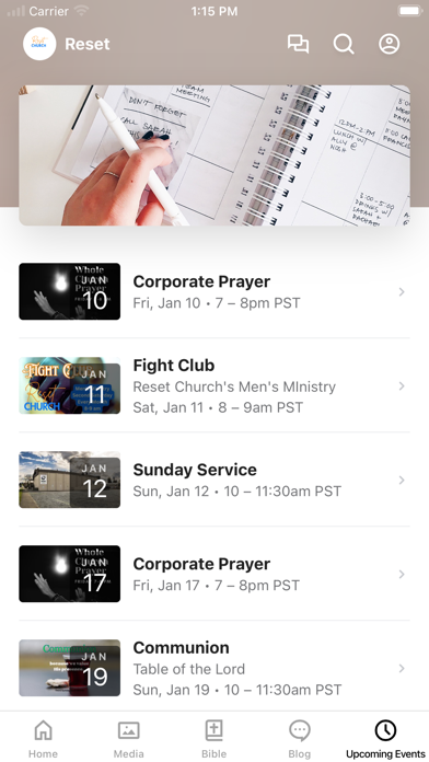 Reset Church Marysville Screenshot