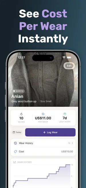 WearTracker - Closet Organizer screenshot 3